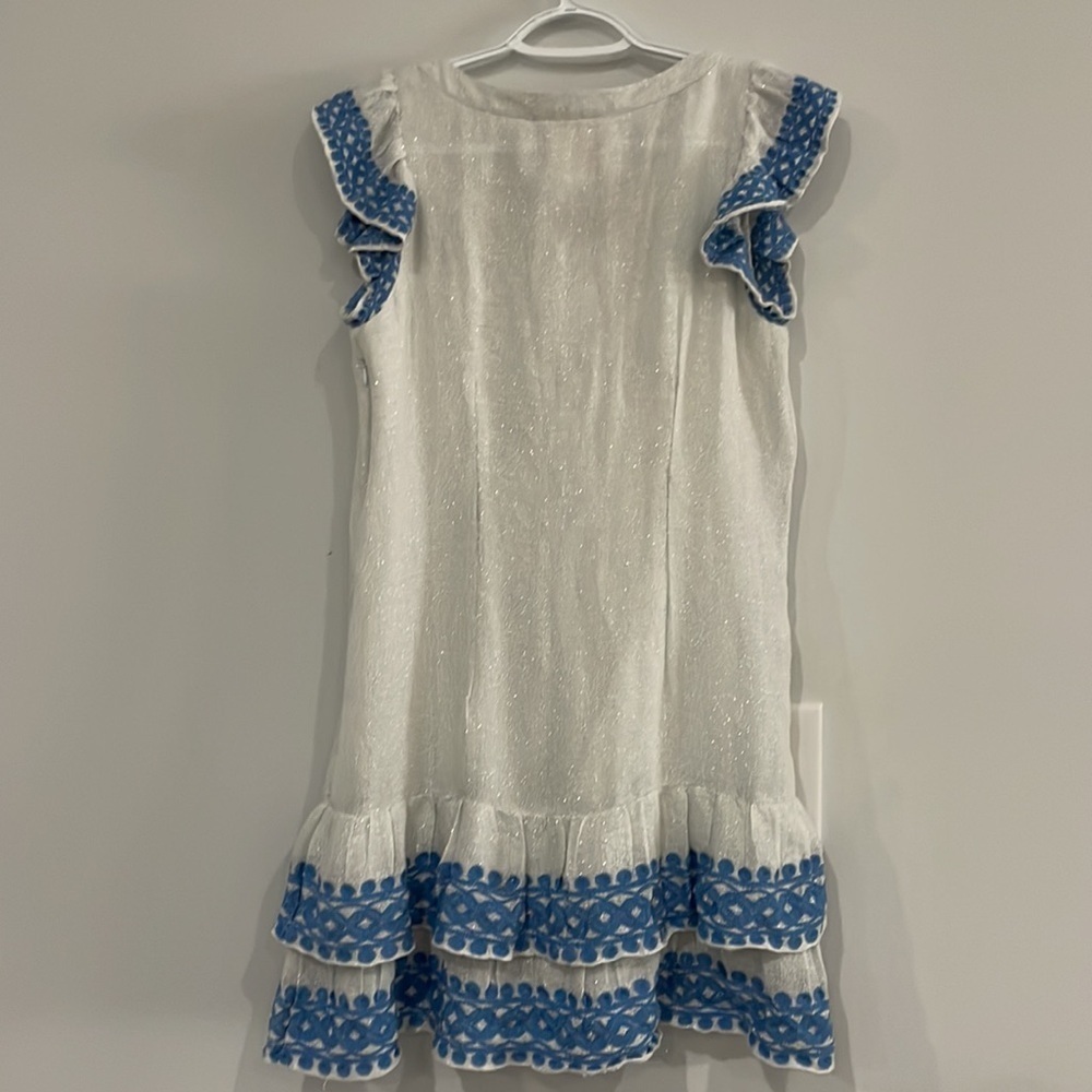 Embroidered STS Dress. Sail to Sable. Sparkle Demure Cottagecore Feminine XXS - Picture 4 of 9